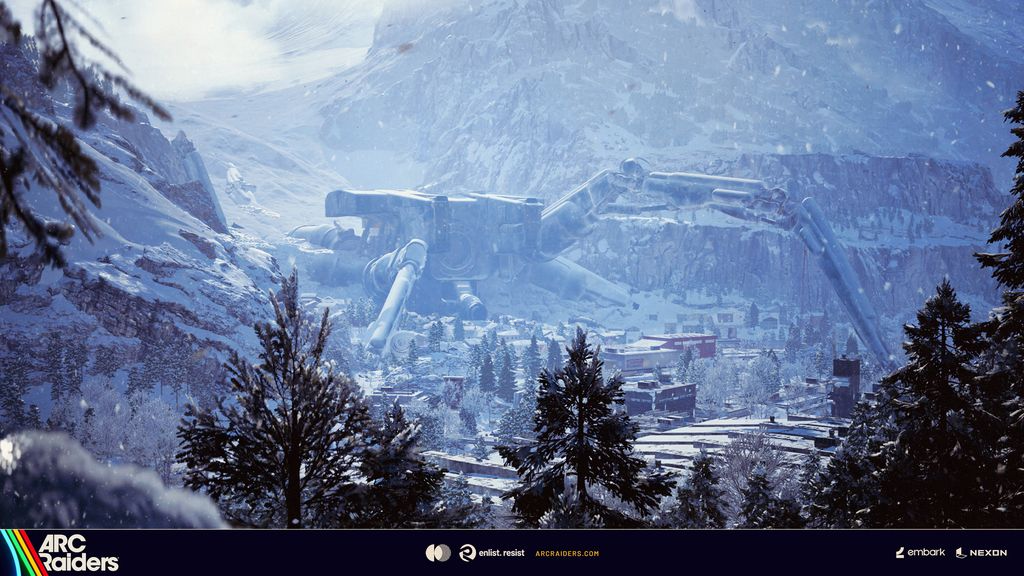 Pendola Pass in Frozen Trail: a snowbound valley and the fallen Emperor.