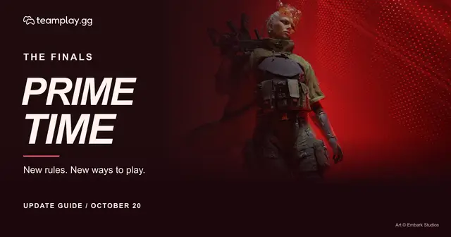 THE FINALS PRIME TIME: what changes on October 20 and how to get ready