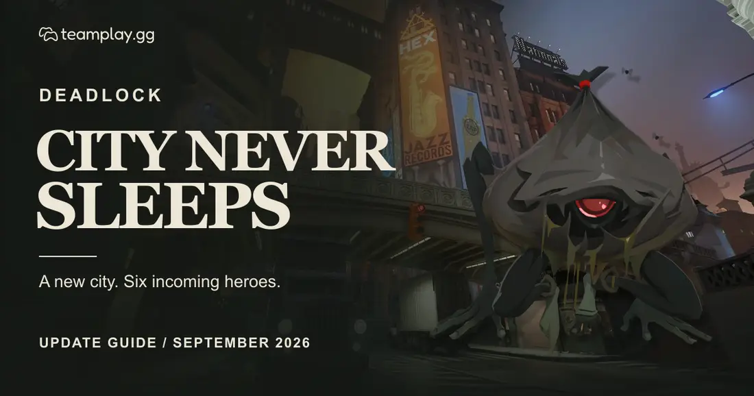 Deadlock City Never Sleeps: the new city and October 2 hero rollout
