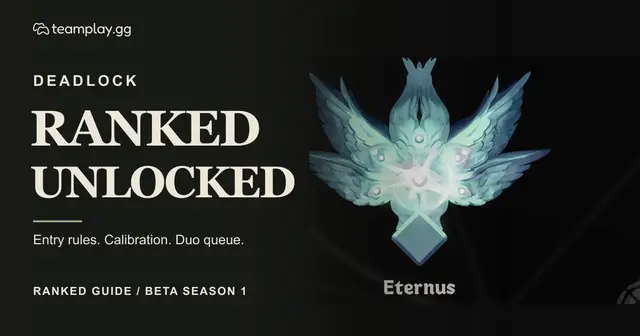 Deadlock Ranked Is Live: What It Takes to Queue in Beta Season 1