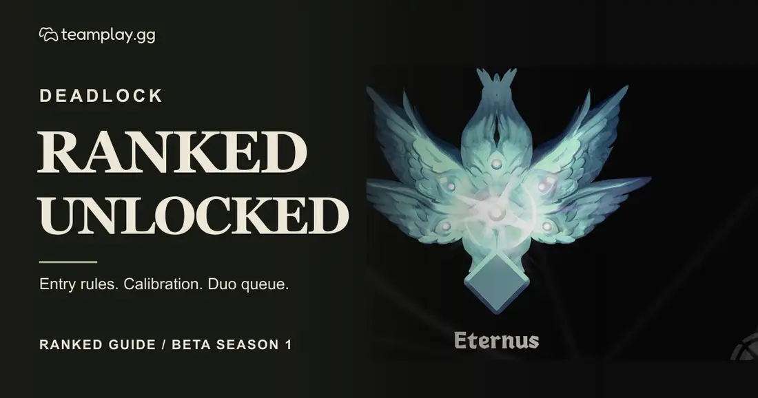 Deadlock Ranked Is Live: What It Takes to Queue in Beta Season 1