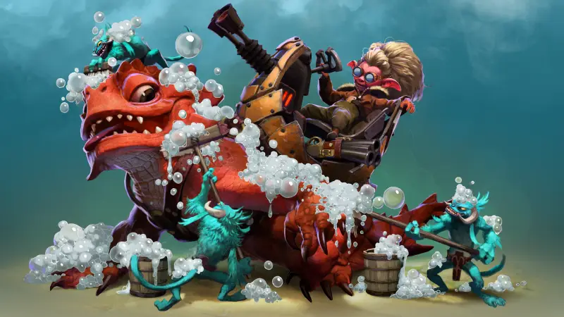 Dota 2 patch 7.41e and Summer Scrub art. Source: Valve, Summer Scrub update.